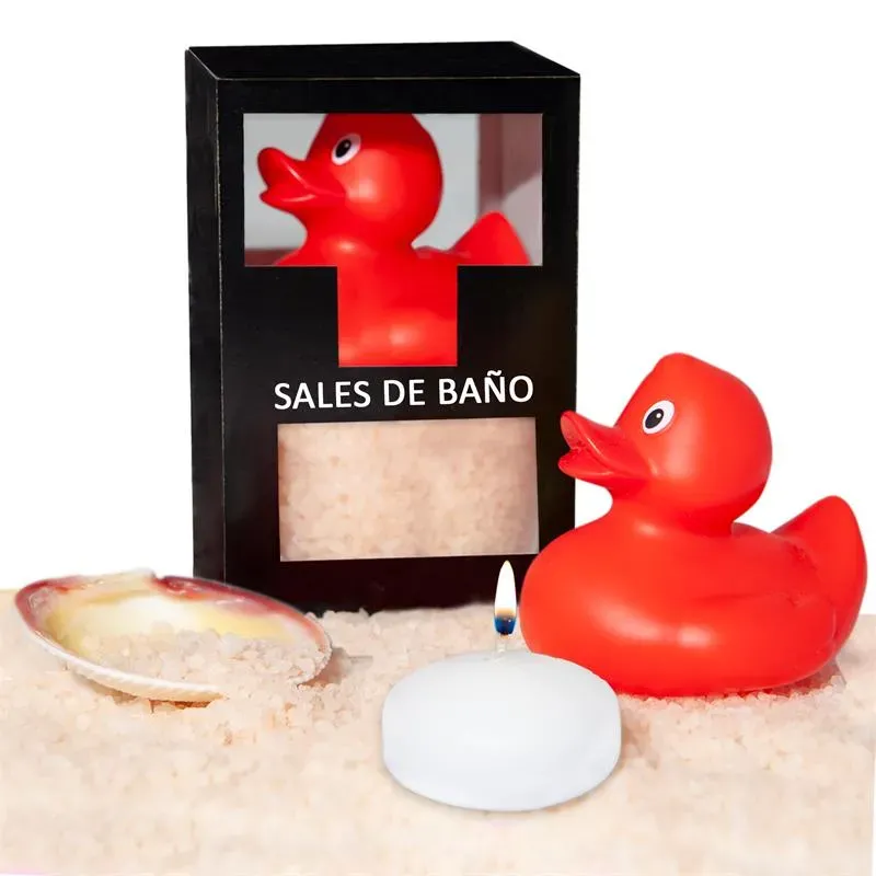 Set Sales Baño Vainilla Pato, Vela y Concha 150gr – Para el Baño