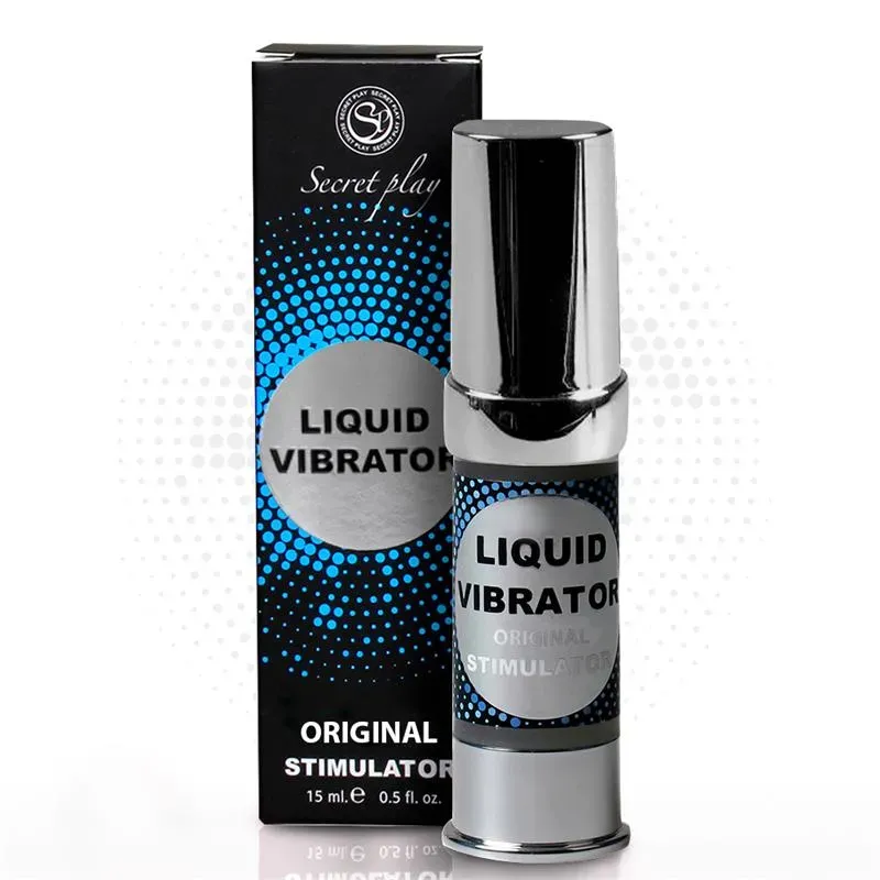 Secret Play Vibrador Líquido Unisex 15 ml – Potenciadores Orgasmo Femenino