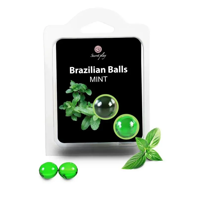 Secret Play Set 2 Brazilian Balls Aroma Menta – Aceites Esenciales
