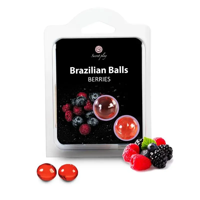 Secret Play Set 2 Brazilian Balls Aroma Frutas del Bosque – Aceites Esenciales
