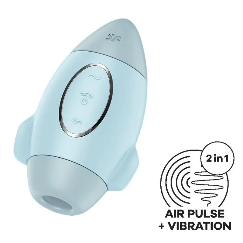 Mission Control Succionador y Vibrador Azul – Succionadores Clitoris