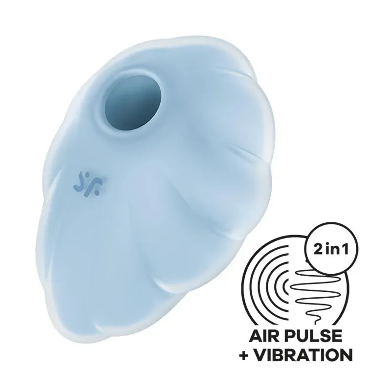 Cloud Dancer Succionador y Vibrador Azul – Succionadores Clitoris