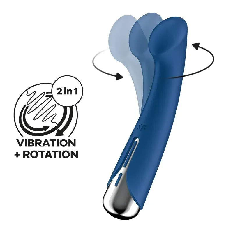 Spinning G-Spot 1 Vibrador y Rotador Azul – Vibradores