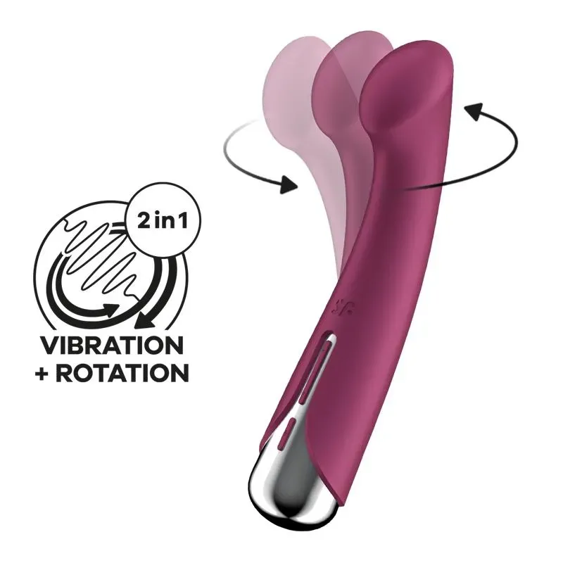 Spinning G-Spot 1 Vibrador y Rotador Rojo – Vibradores
