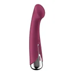 Spinning G-Spot 1 Vibrador y Rotador Rojo