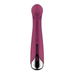 Spinning G-Spot 1 Vibrador y Rotador Rojo