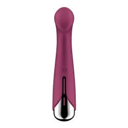 Spinning G-Spot 1 Vibrador y Rotador Rojo