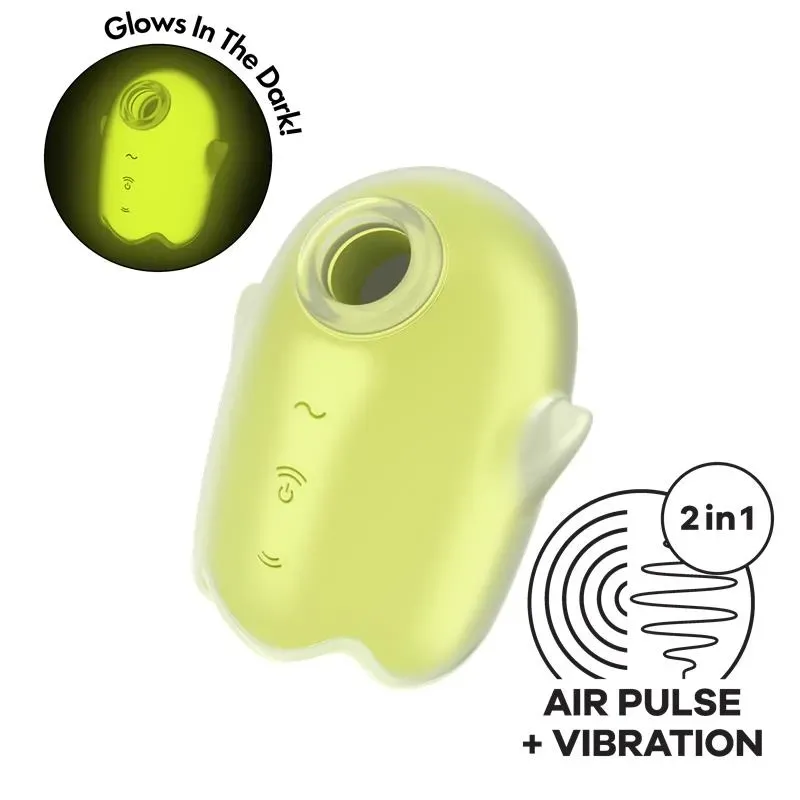 Glowing Ghost Succionador Brilla en la Oscuridad Amarillo – Succionadores Clitoris