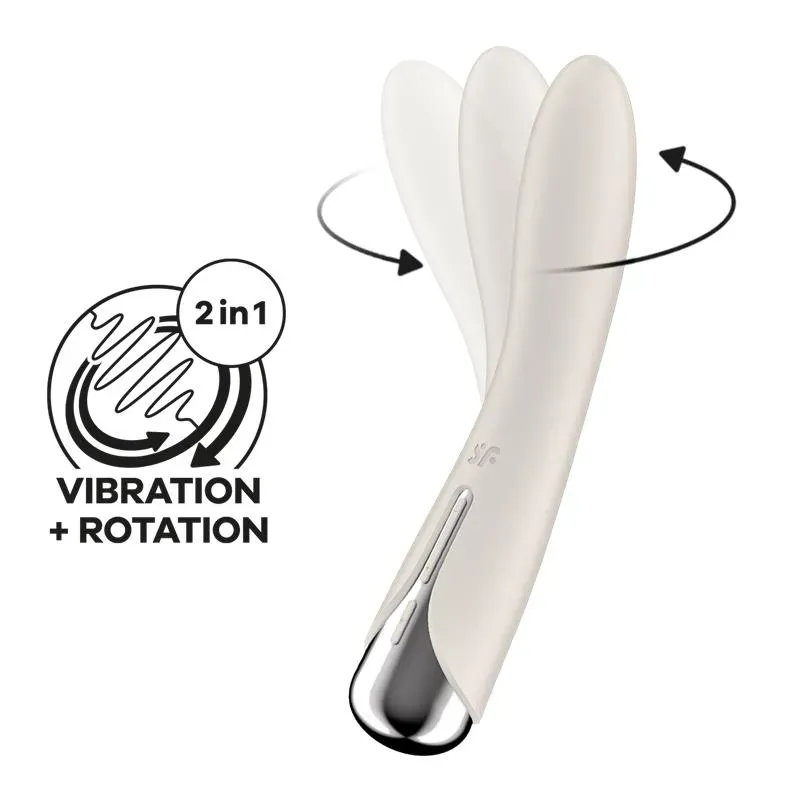 Spinning Vibe 1 Vibrador y Rotador Beige – Vibradores