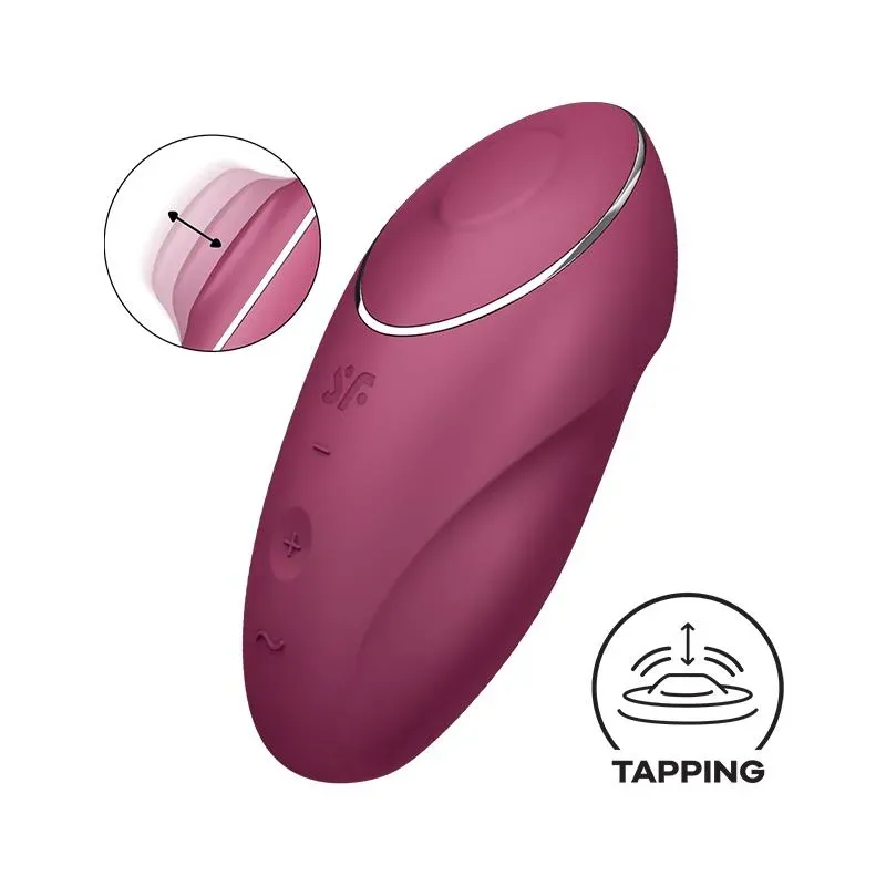 Tap and Climax 1 Vibrador y Tapping Rojo – Estimuladores
