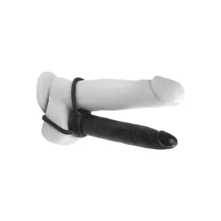 Dildo Anal Double Trouble - Color Negro
