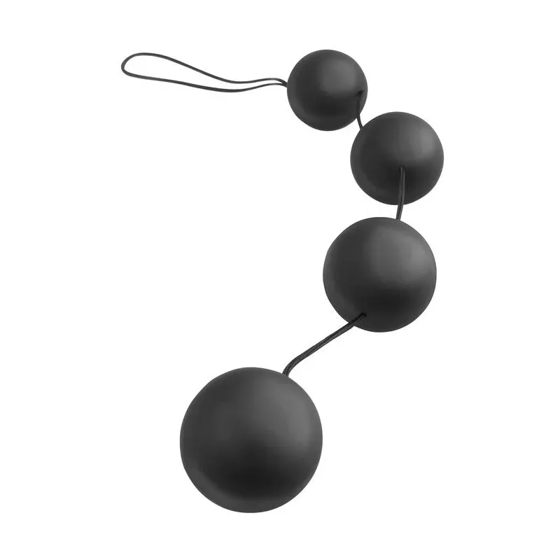 Bolas Anales Vibradoras Deluxe - Color Negro – Anal