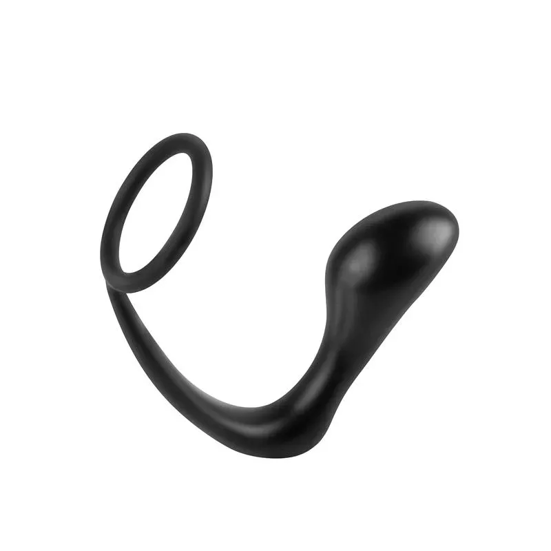 Estimulador Anal Ass-Gasm Cockring Plug - Color Negro – Anal
