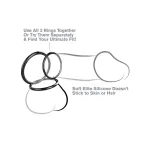 Fantasy C-Ringz Set de 3 Anillos de Silicona Color Negro