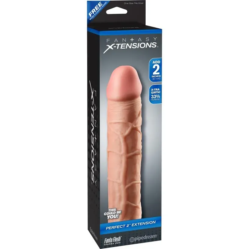Fantasy X-tensions Perfect 5,1 cm Extensión de Pene - Color Natural – Accesorios Pene