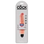 King Cock Vibrador Stiffy de 7 - Color Natural