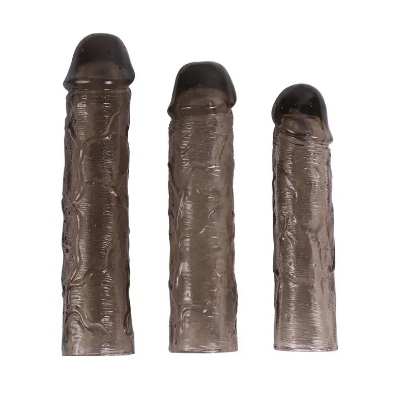 Pack 3 Fundas para el Pene Alex Color Negro – Fundas Pene