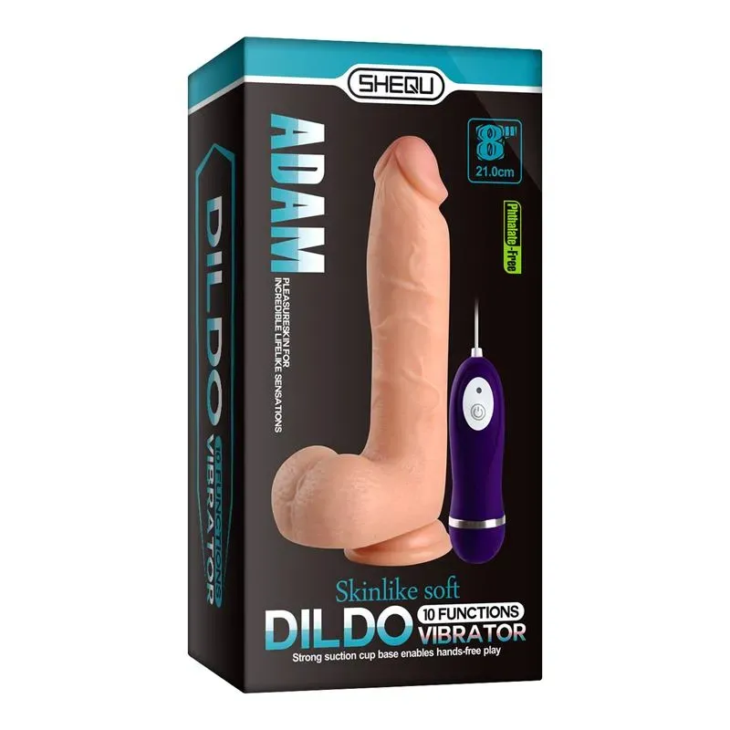 Vibrador Realista Control Remoto Adam 21 cm – Vibradores