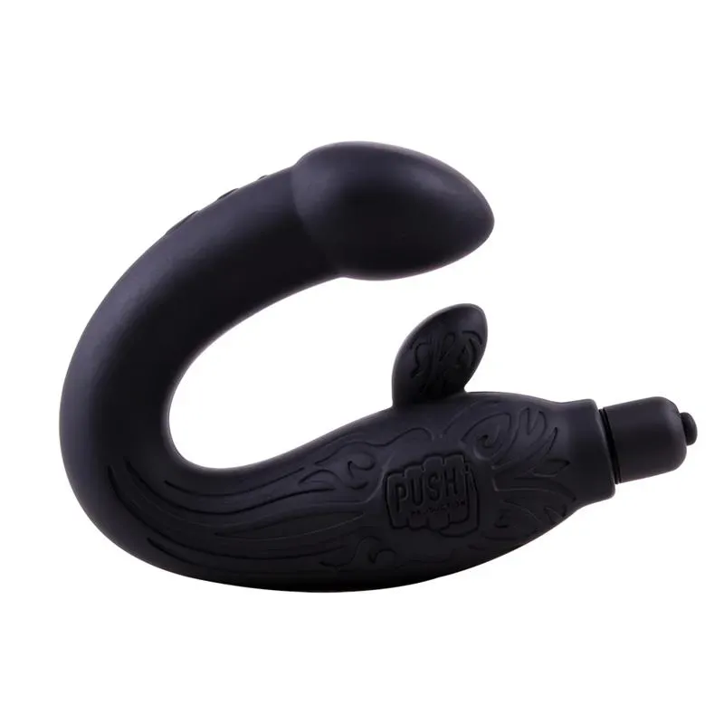 Masajeador Prostático Silicona 29 cm Negro – Anal