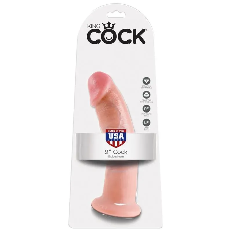 King Cock Pene de 22,56 cm - Color Natural – Dildos