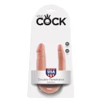 King Cock Pene Doble Penetración Pequeño 5 - Color Natural