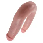 King Cock Pene Doble Penetración Pequeño 5 - Color Natural