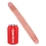 King Cock Pene Doble de 12 - Color Natural
