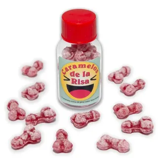 Bote Caramelos Pene Risa 12 und