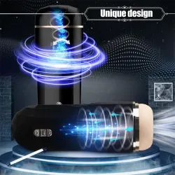 Snow Masturbador Manual Automático Vibración y Succión