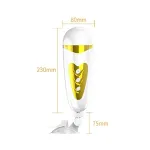 Masturbador Sally Blanco y Dorado Vagina