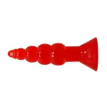 Baile Plug Anal Forma Bulbosa Color Naranja