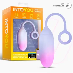 Huevo con APP Silicona Doble Capa Rosa/Azul