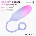 Huevo con APP Silicona Doble Capa Rosa/Azul