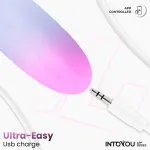Huevo con APP Silicona Doble Capa Rosa/Azul