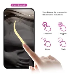 Catalina Huevo Vibrador con APP Púrpura