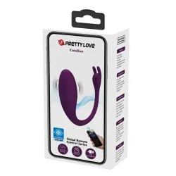 Catalina Huevo Vibrador con APP Púrpura