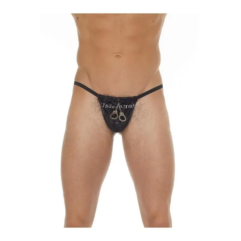 Tanga Under Arrest Talla Única – Slips, Tangas y Boxers