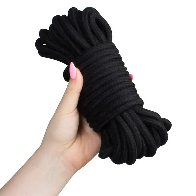 Cuerda Bondage 10 m Negro – BDSM/Ataduras