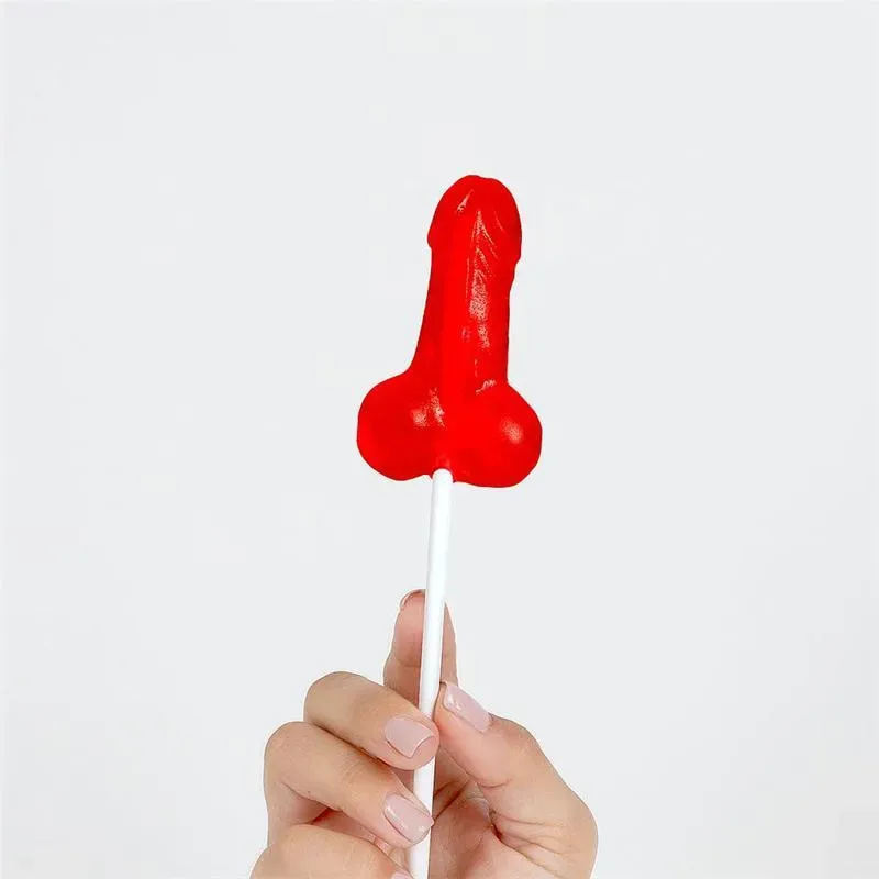 Piruleta de Pene Sabor Fresa – Juegos Comestibles