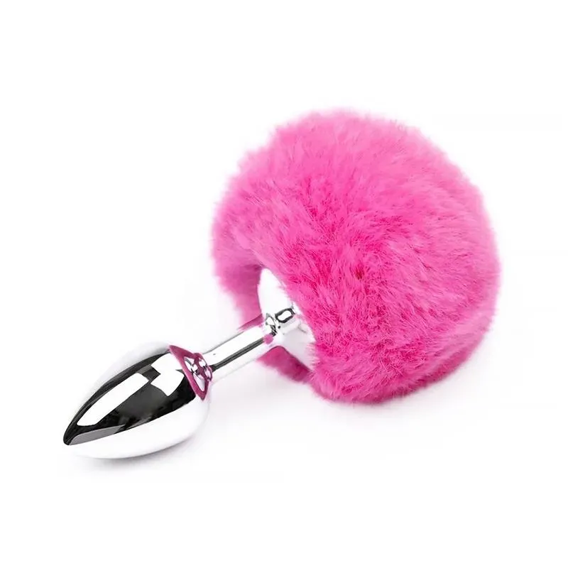 Plug Anal con Pompón Rosa Talla S – Anal