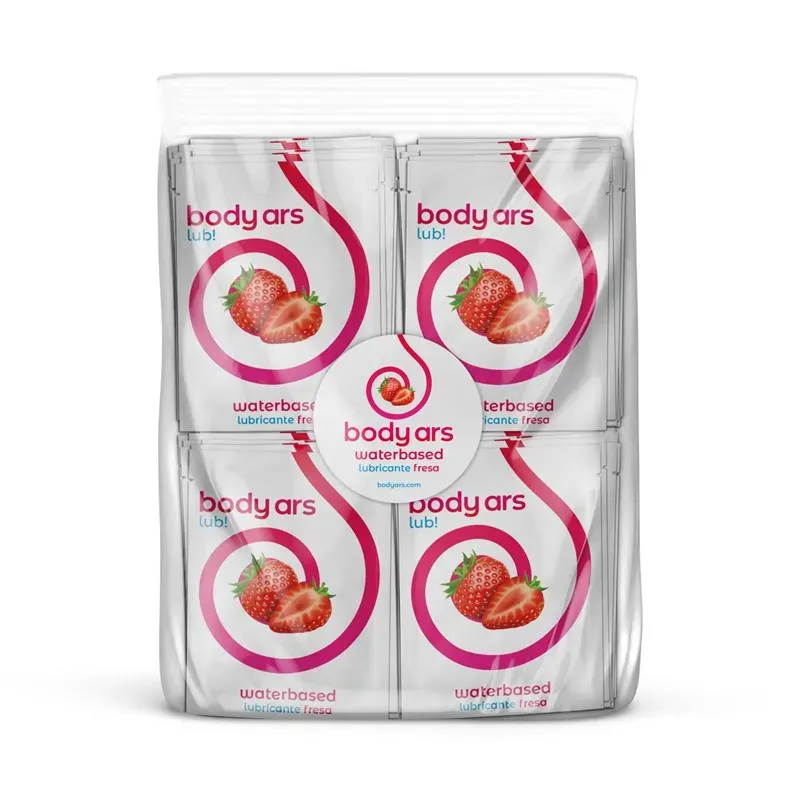 Monodosis Gel Lubricante Base Agua Fresa Ácida 100 x 4ml – Base de Agua