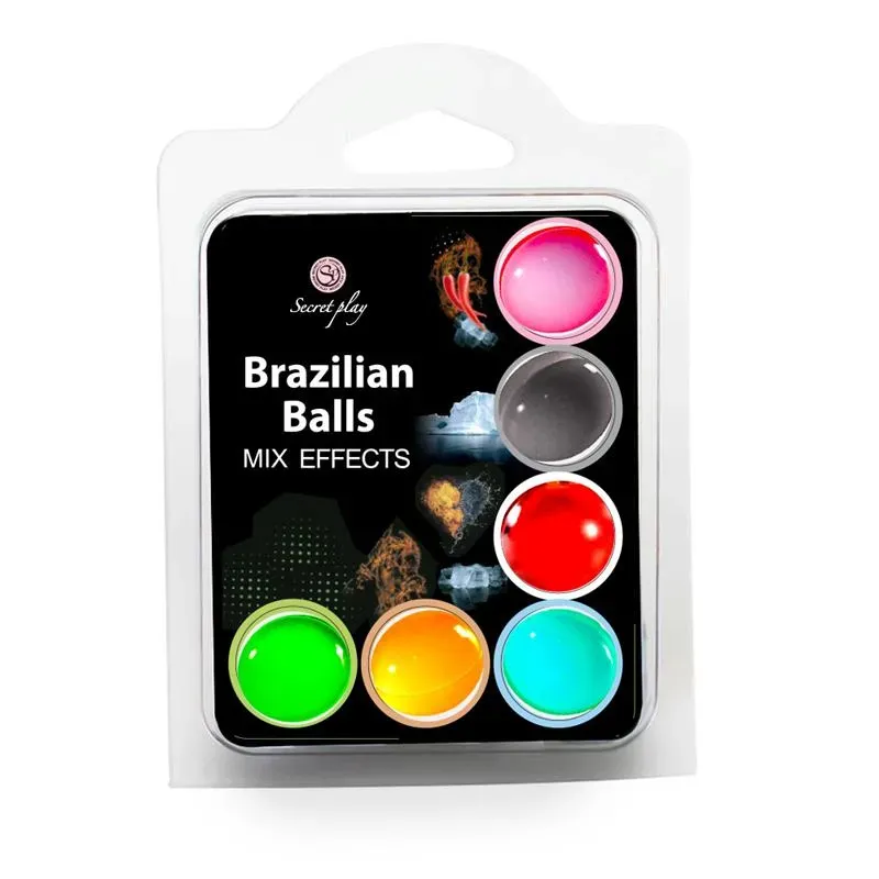 Set 6 Brazilian Balls Mix Effect – Aceites/Cremas de Masaje