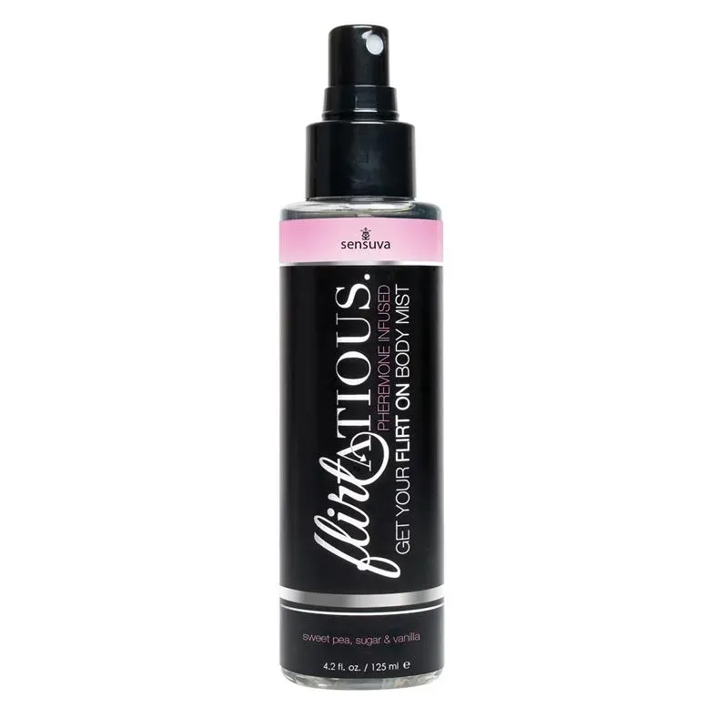 Flirtatios Bruma Corporal con Feromonas Azucar Avainillado y Sweet Pea 125 ml – Potenciadores
