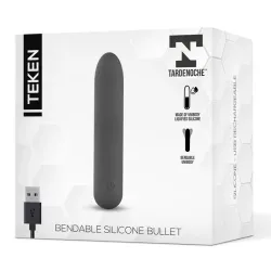Teken Bala Vibradora Flexible Silicona Líquida Unibody USB Magnético