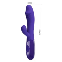 Snappy-Youth Vibrador de Conejito 2 Motores