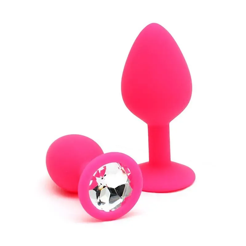 Set de 2 Plugs con Joya Berlin Rosa – Anal