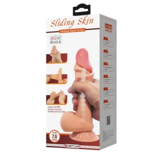Dildo Realista con Piel Deslizante 19.4 cm