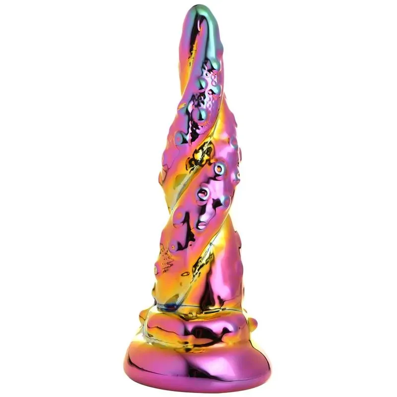 Dildo de Vidrio borosilicato Enchanting Rainbow – Dildos