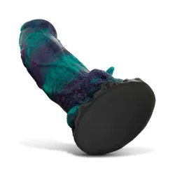 Dildo Dragonfly Púrpura y Verde 22.6 cm - 8.9