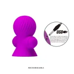 Funda para los Pezones con Vibración Rosa